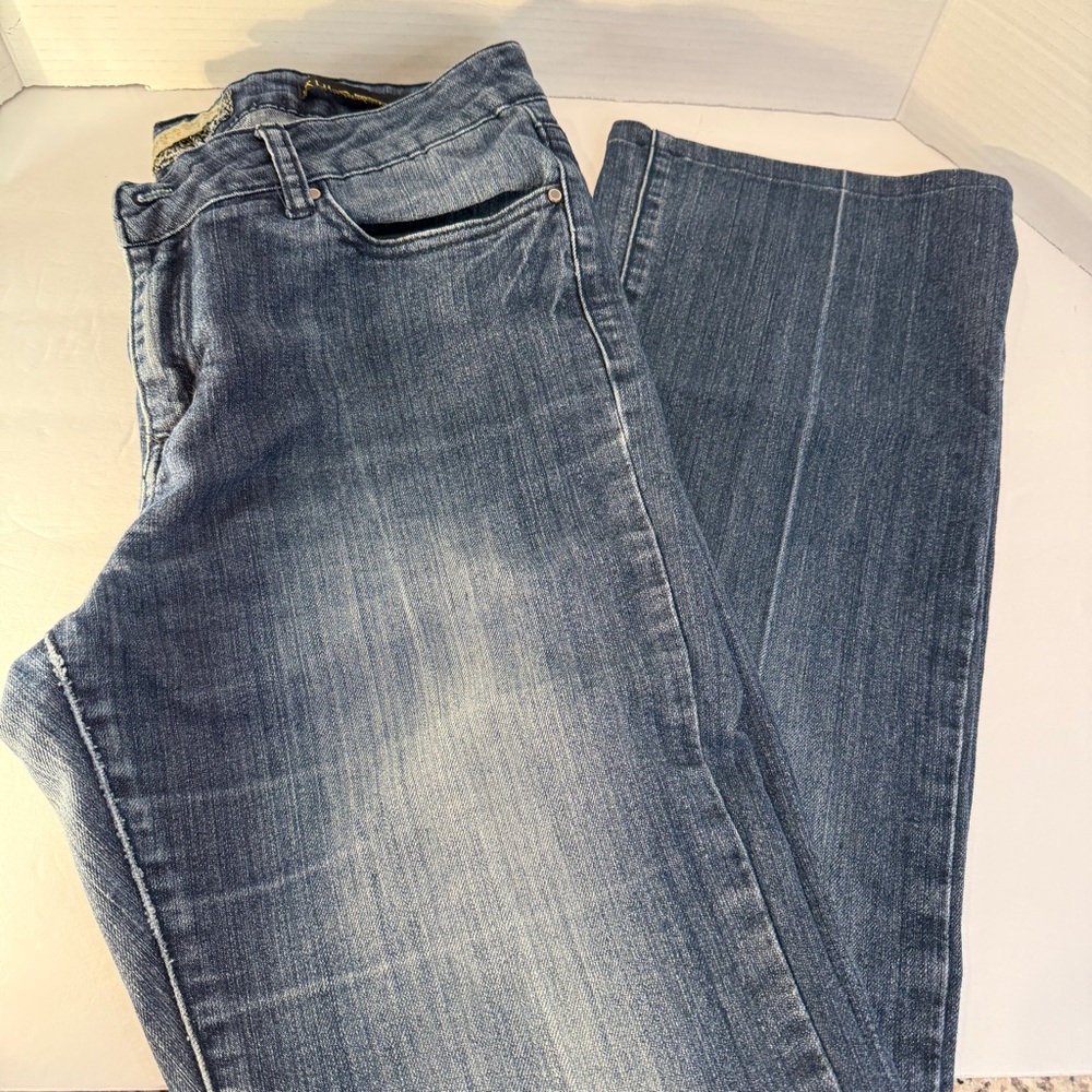 Kardashian Kollection by Khloé Women’s Bootcut Jeans 💙 Size 12, Blue Denim - Picture 3 of 16
